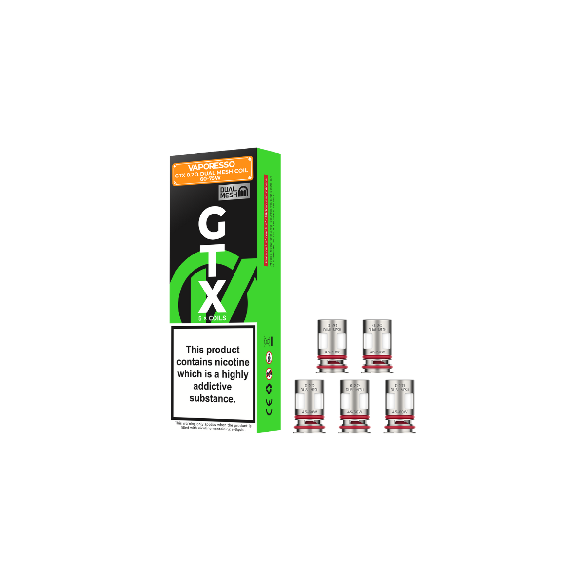 Resistencia GTX 4 Dual Mesh - Vaporesso