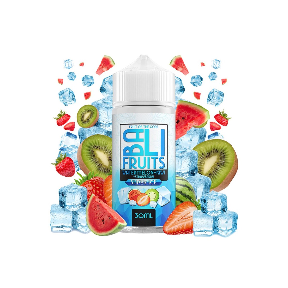 Aroma Watermelon Kiwi Straw Super Ice 24ml (Longfill) - Bali