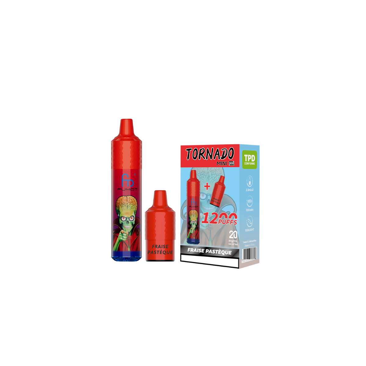 Fresa Sandía 1200 Puff - Tornado Mini