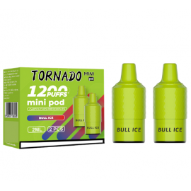 Bull Ice 2 pods 1200 Puff - Tornado Mini