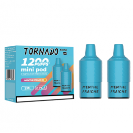 Menta Helada 2 pods 1200 Puff - Tornado Mini