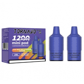 Kiwi Passion Guava 2 pods 1200 Puff - Tornado Mini