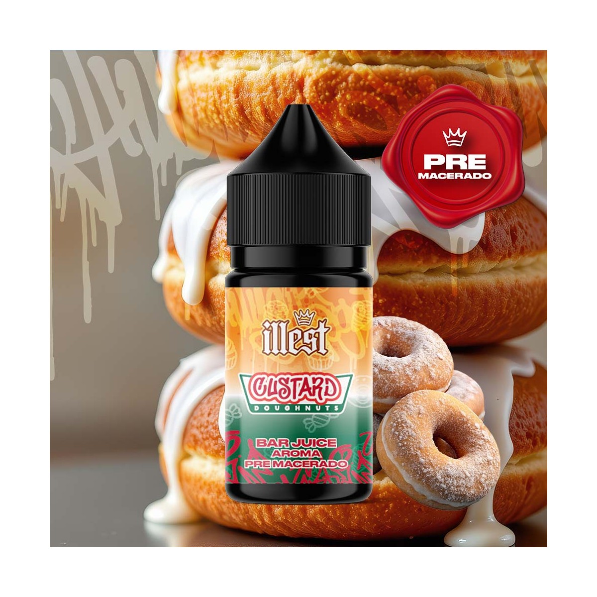 Aroma Donut de Vainilla 15ml (Longfill) - Illest Aroma Donut de Vainilla 15ml (Longfill) - Illest