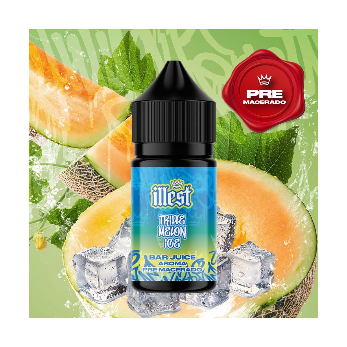 Aroma Triple Melón Ice 15ml (Longfill) - Illest Aroma Triple Melón Ice 15ml (Longfill) - Illest