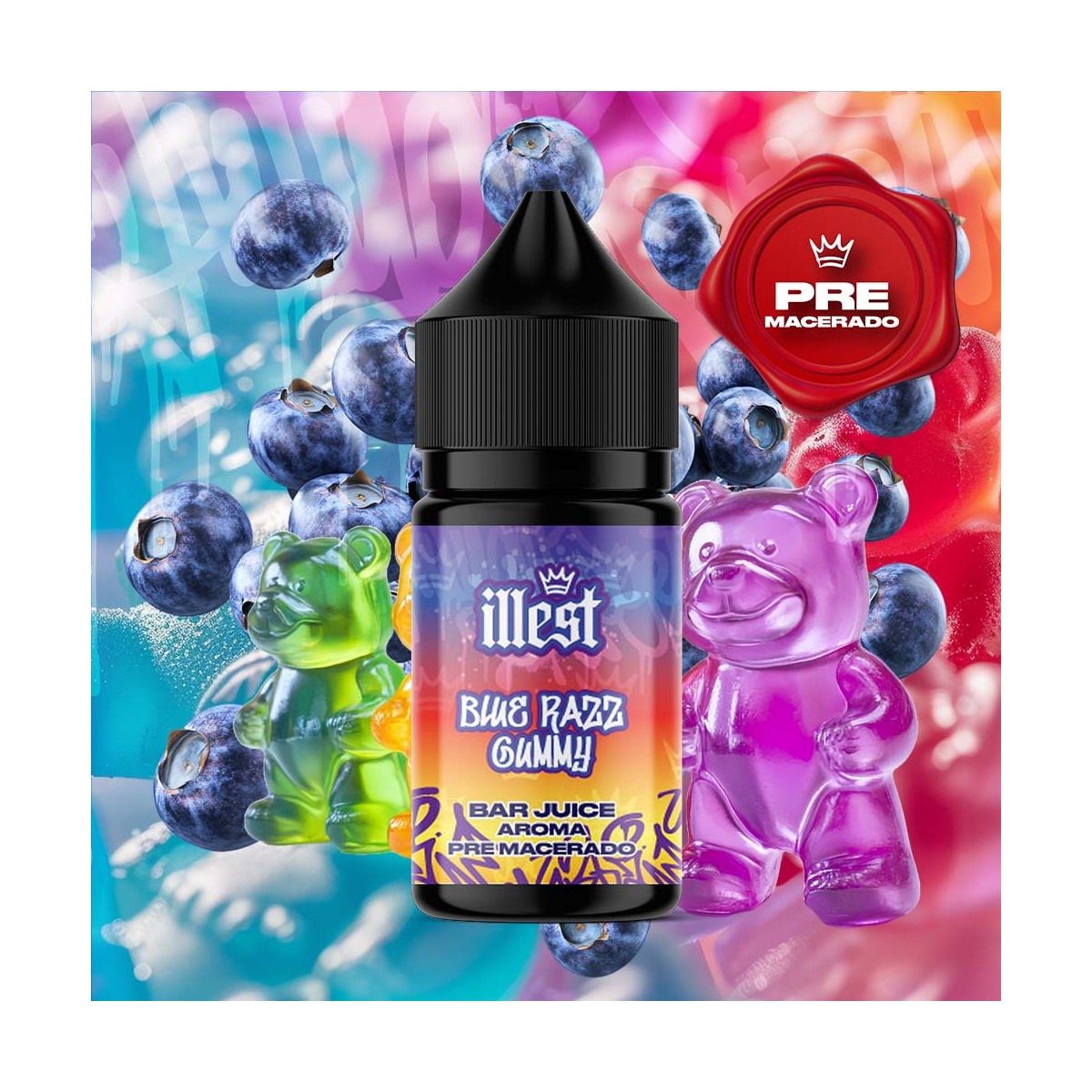 Aroma Gominola de Frambuesa 15ml (Longfill) - Illest