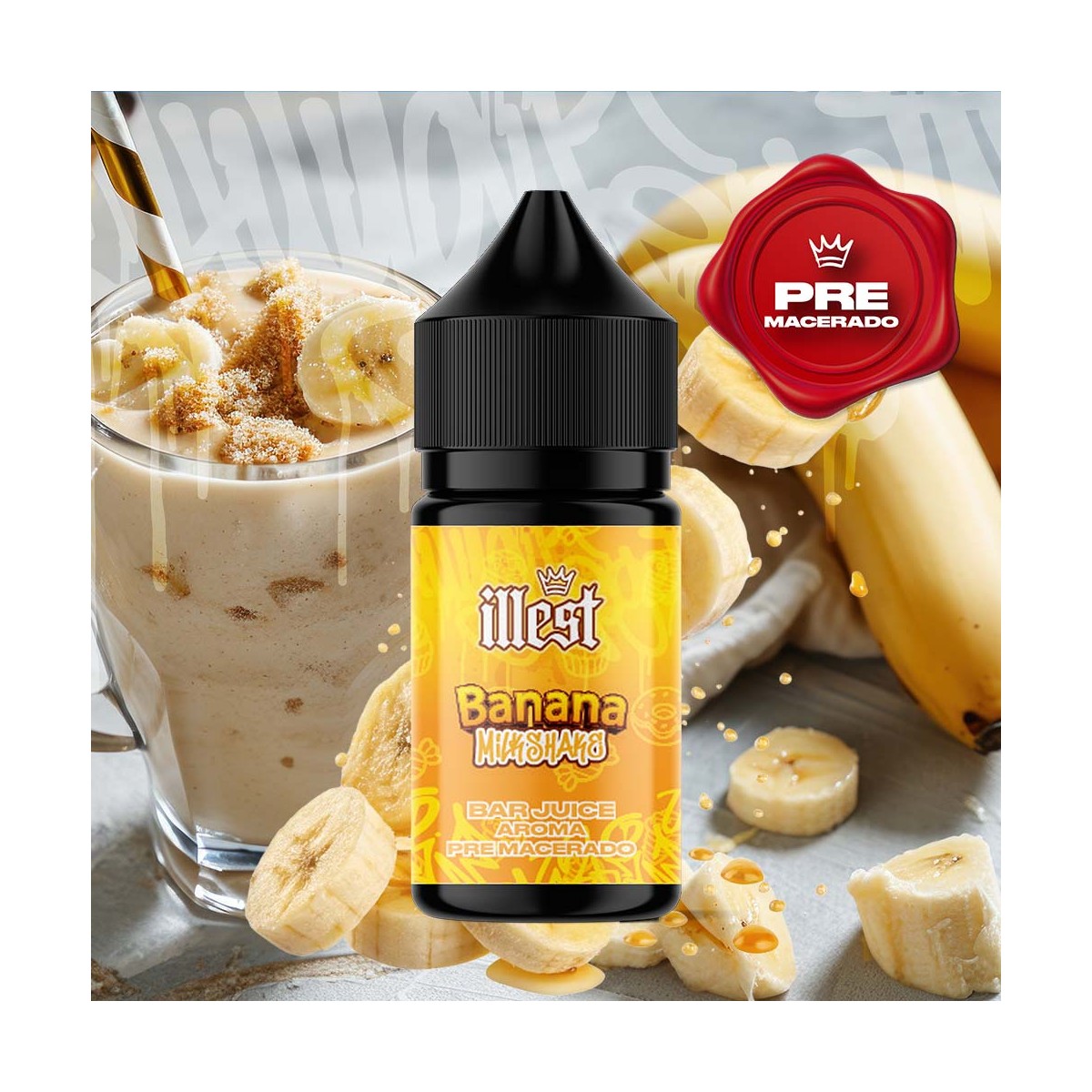Aroma Batido de Plátano 15ml (Longfill) - Illest Aroma Batido de Plátano 15ml (Longfill) - Illest