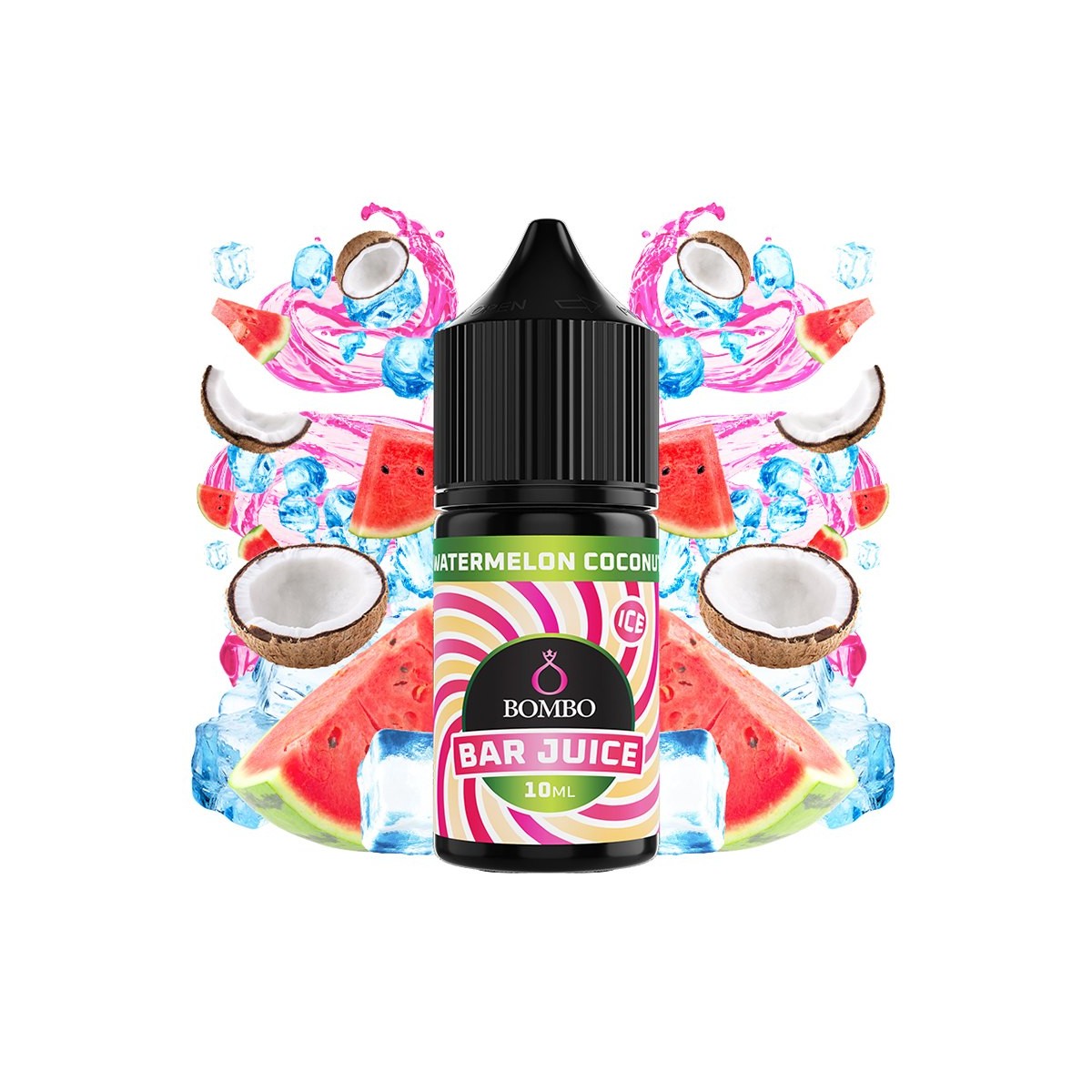 Aroma Watermelon Coconut Ice 10ml (Longfill) - Bar Juice