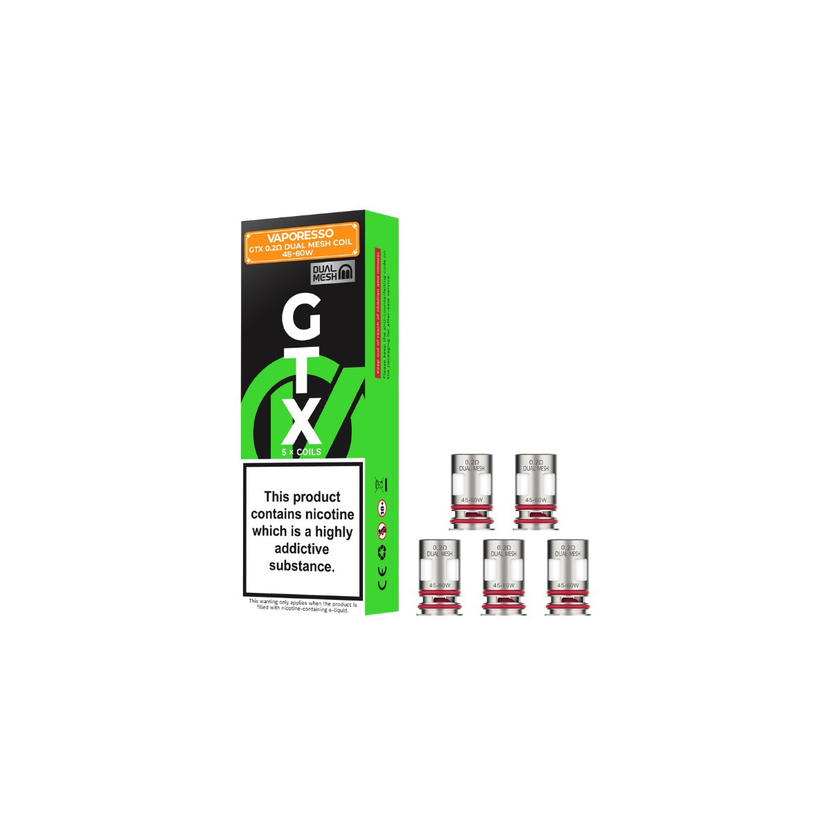 Resistencia GTX Mesh V4 Dual Mesh - Vaporesso