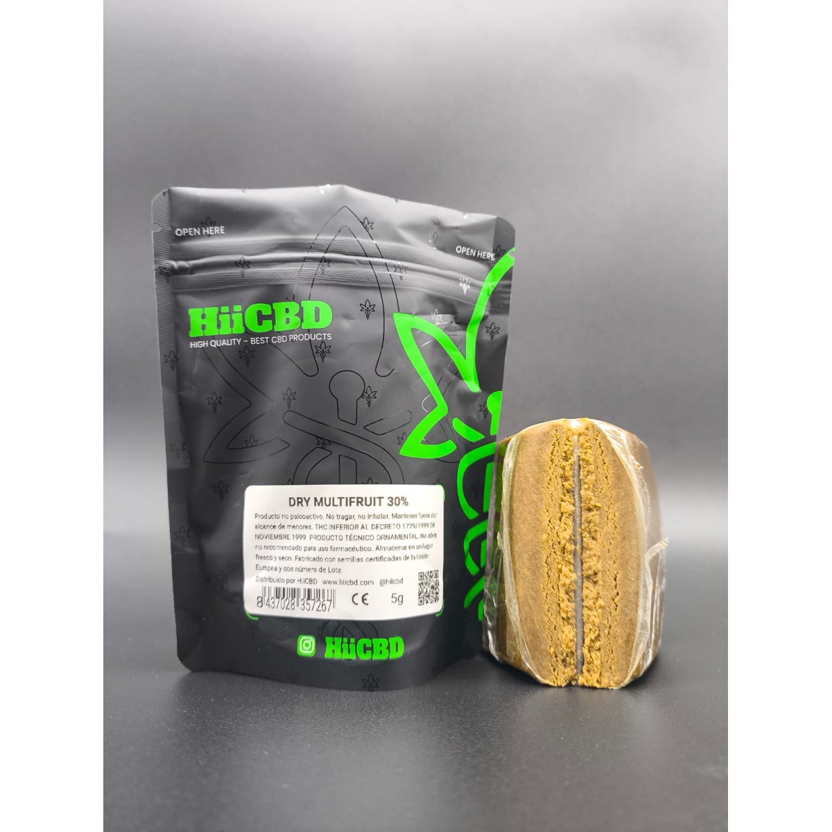 Dry Multifruit Resina 30% CBD 5 gramos - Hii CBD