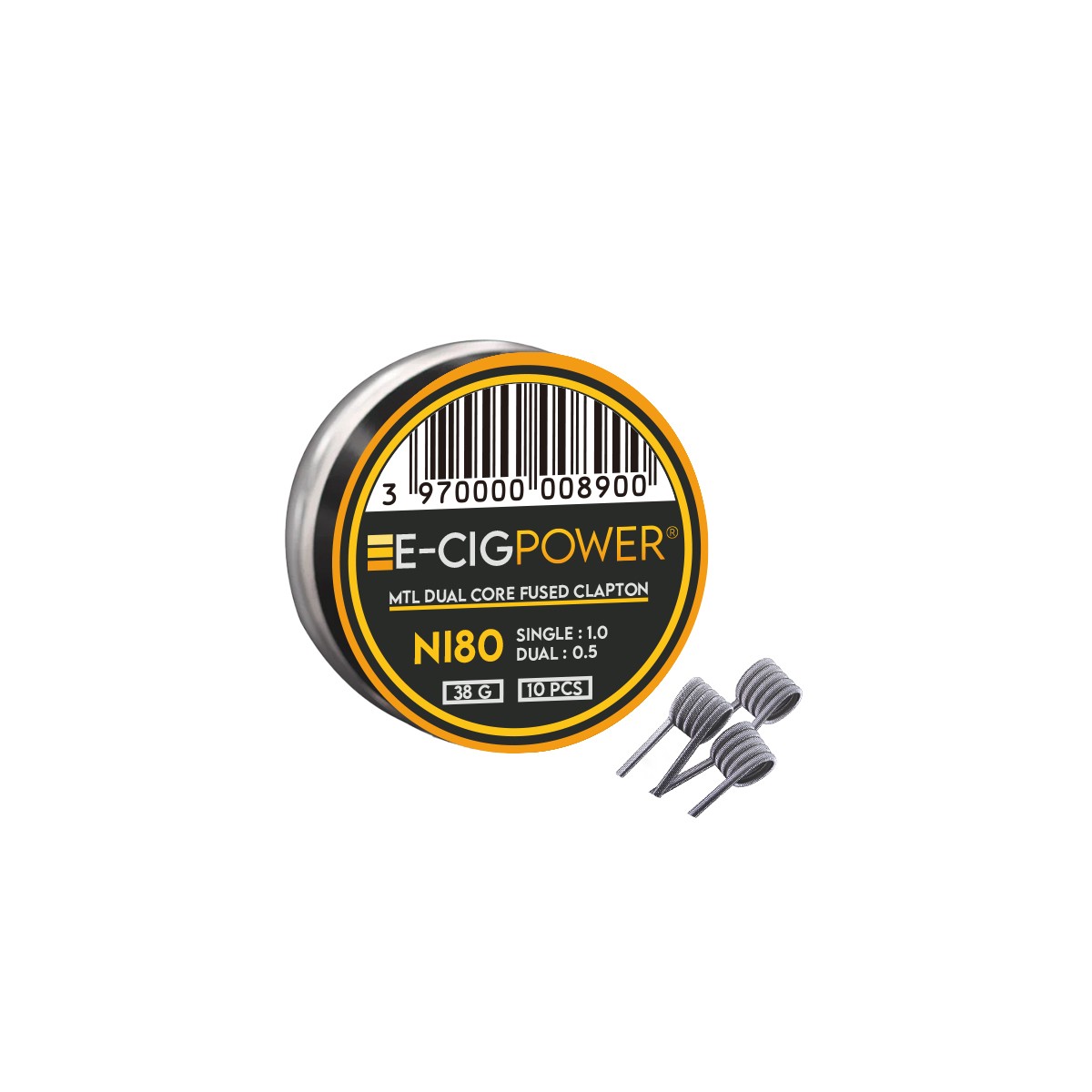 Pack 10 Resistencias MTL Dual Core - Ecig Power