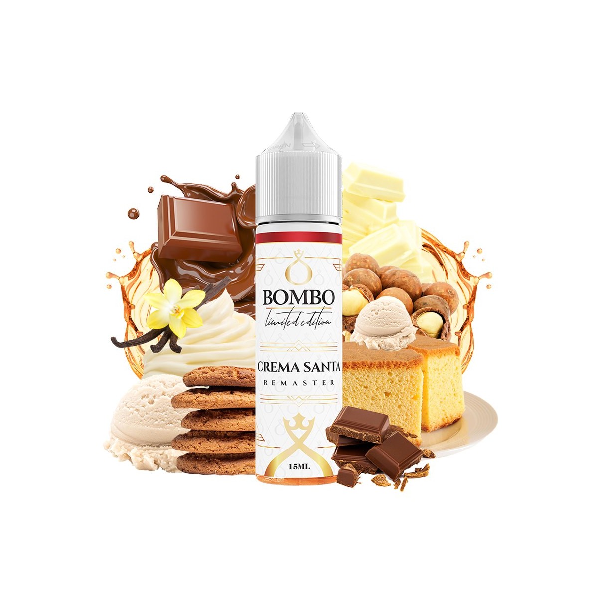 Aroma Crema Santa Remaster 15ml (Longfill) - Bombo