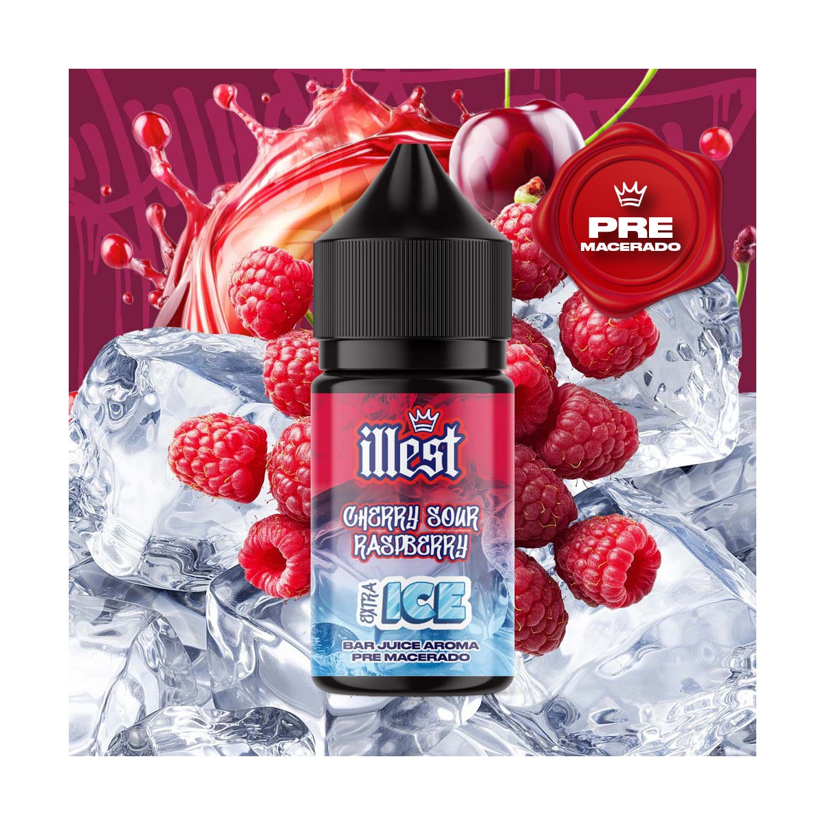 Aroma Cereza Frambuesa 5ml XTRA ICE (Longfill) - Illest