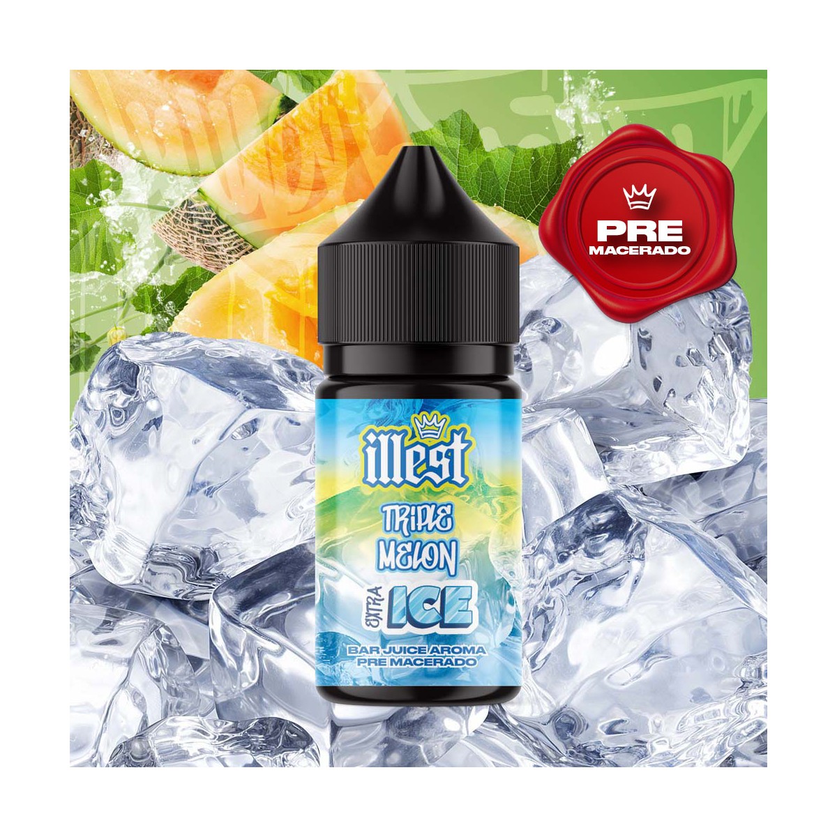 Aroma Triple Melón 5ml XTRA ICE (Longfill) - Illest