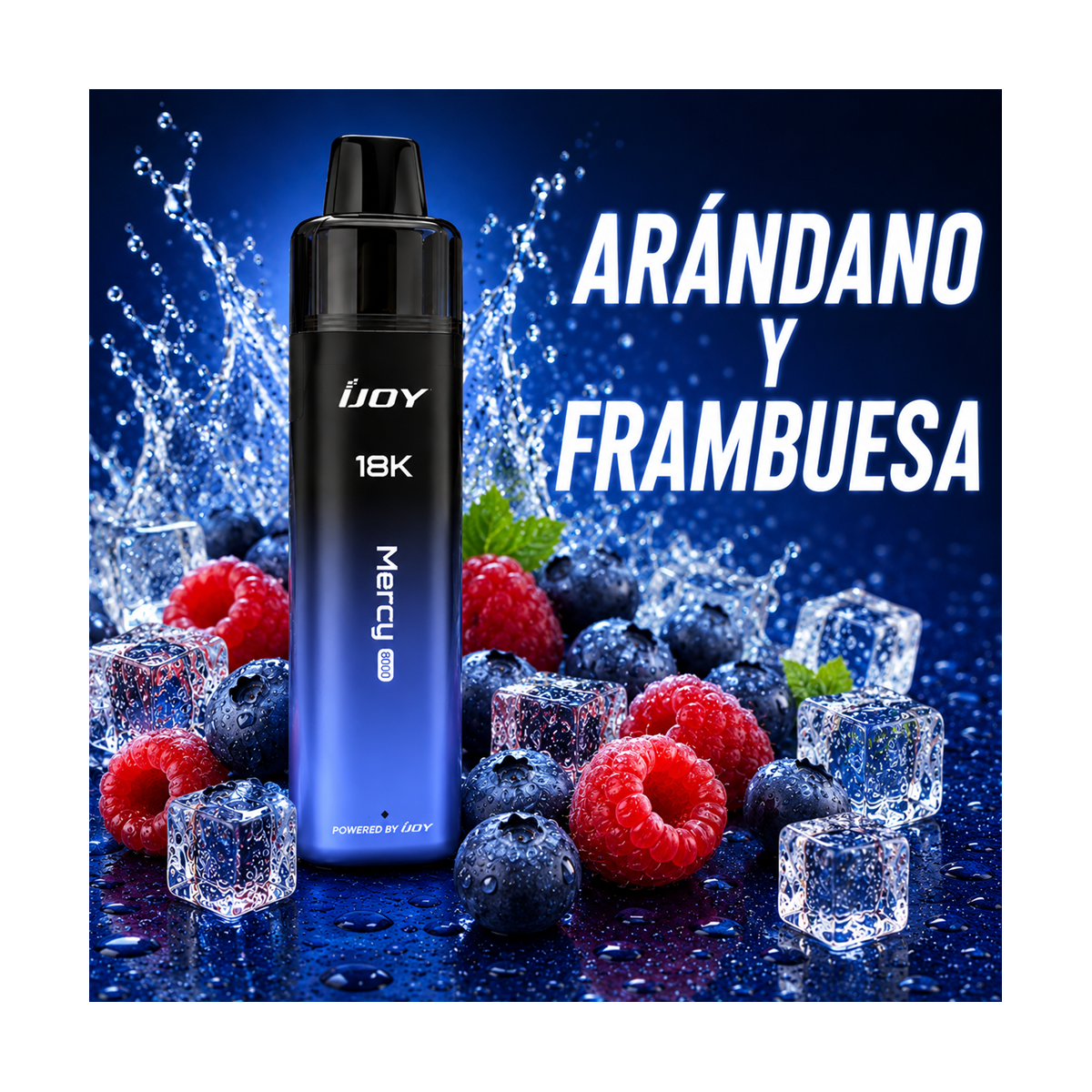 Mercy Pro Pod 18K Puff Arándano Frambuesa - Ijoy