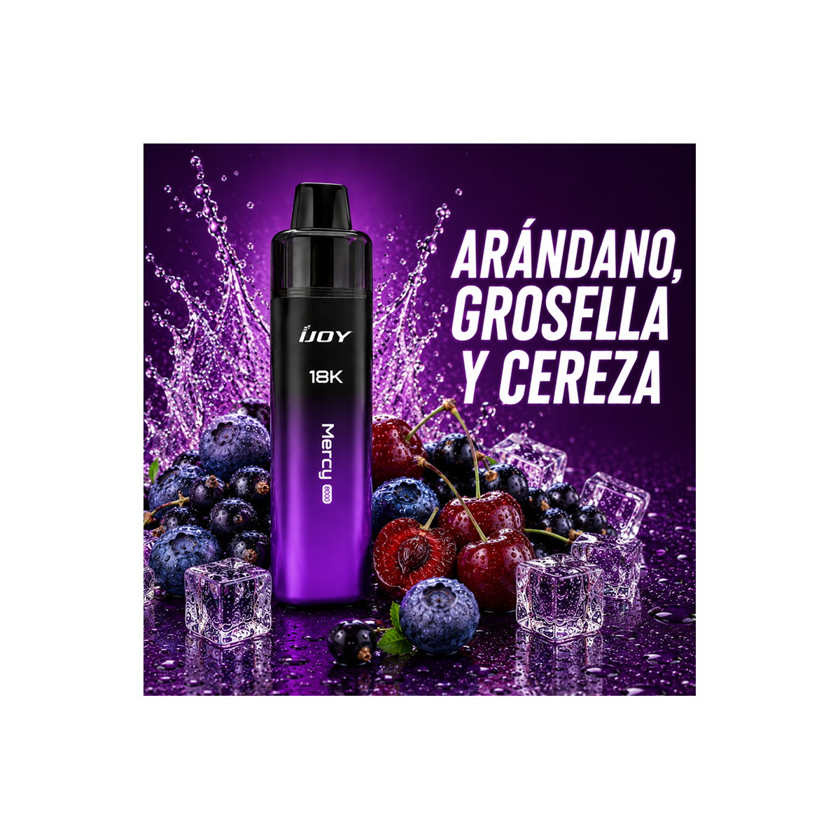 Mercy Pro Pod 18K Puff Arándano Grosella Cereza - Ijoy
