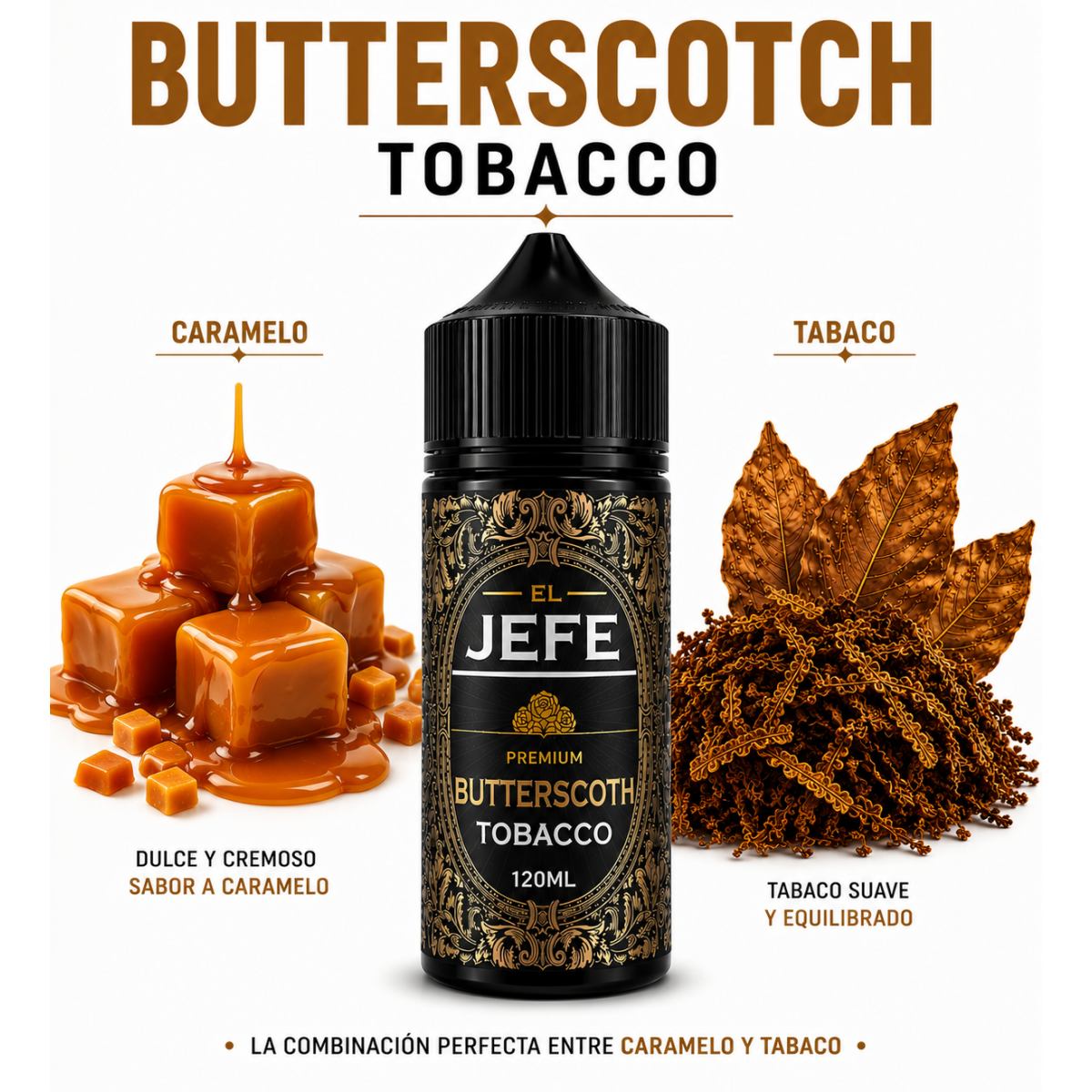 Aroma Butterscotch Tobacco 20ml (Longfill) - El Jefe