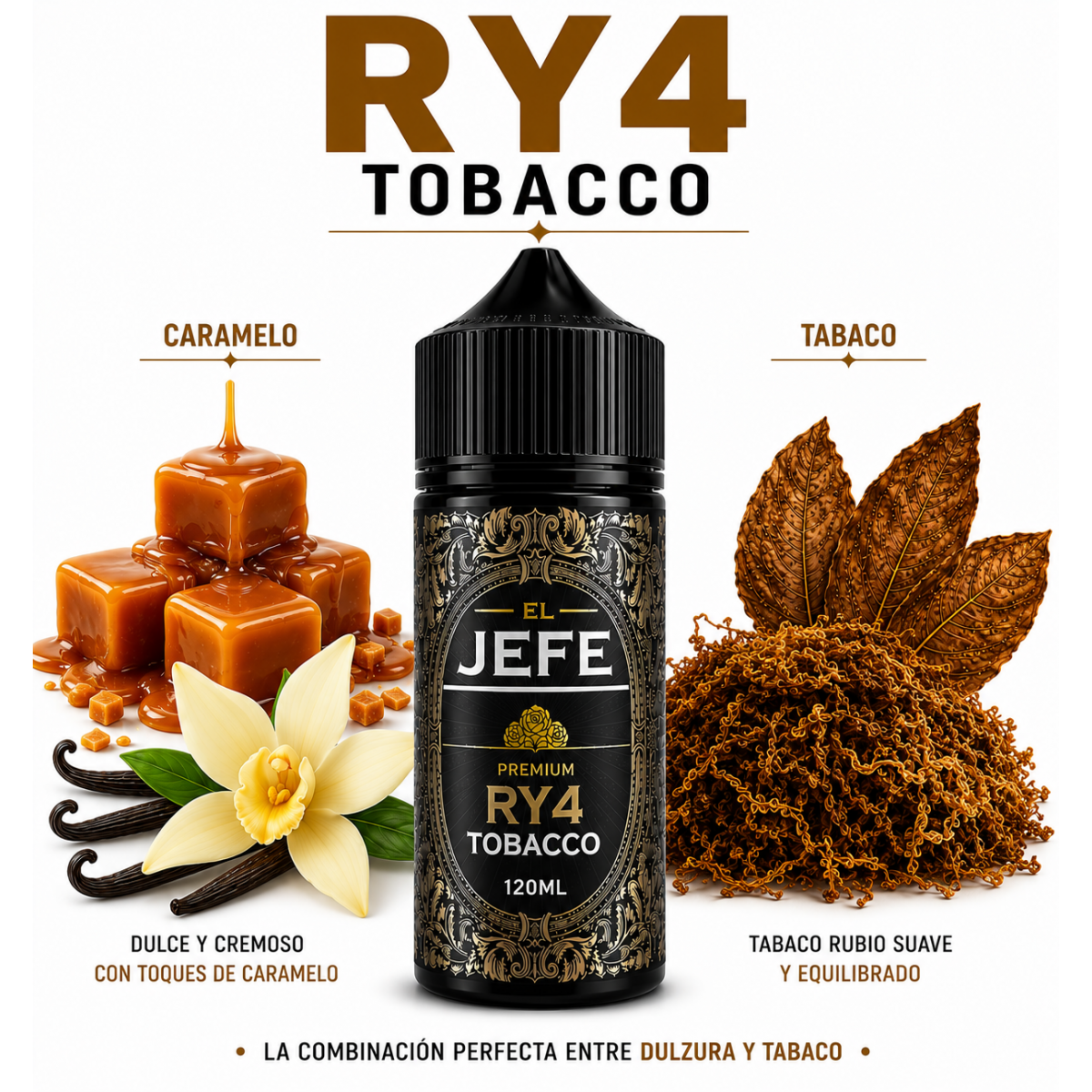 Aroma RY4 Tobacco 20ml (Longfill) - El Jefe