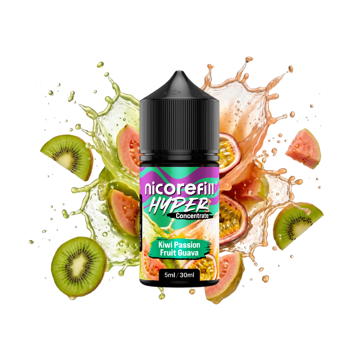 Aroma Kiwi Passion Guava Hyper 5ml (Longfill) - Nicorefill