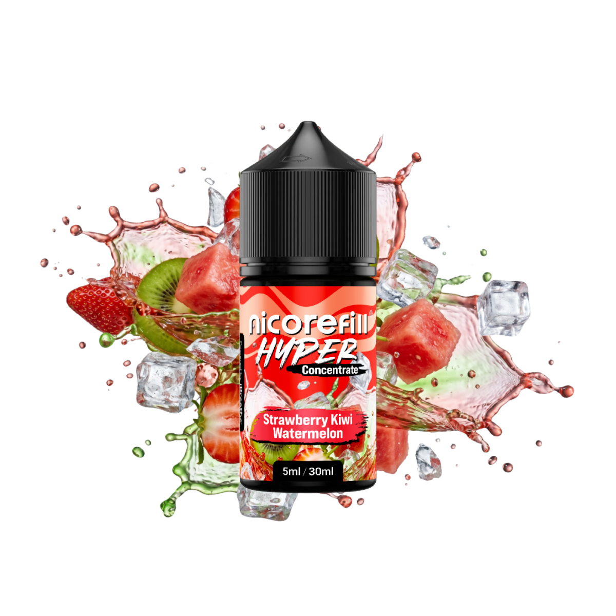 Aroma Strawberry Kiwi Watermelon Hyper 5ml (Longfill) - Nicorefill