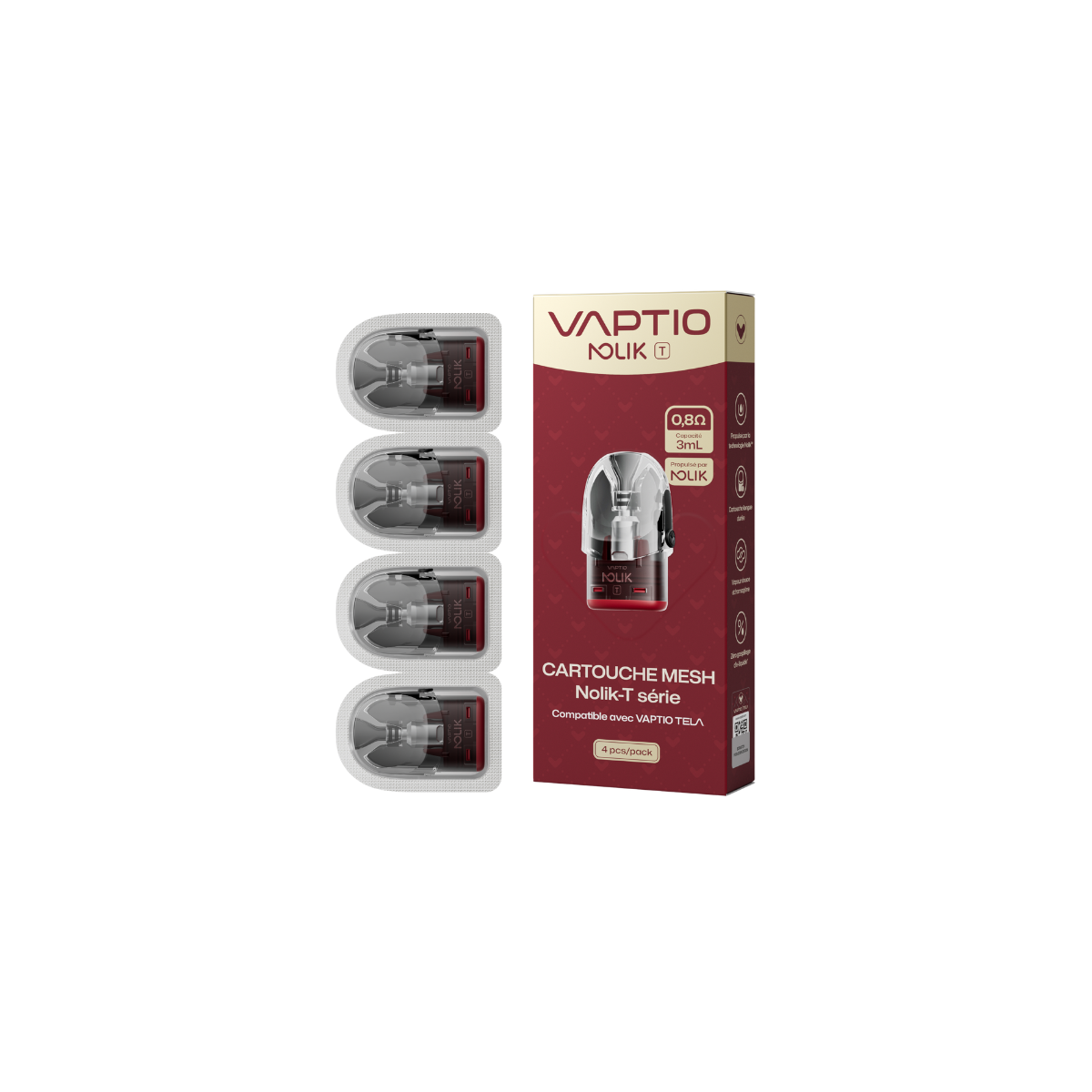 Pod Resistencia Nolik-T para Tela - Vaptio