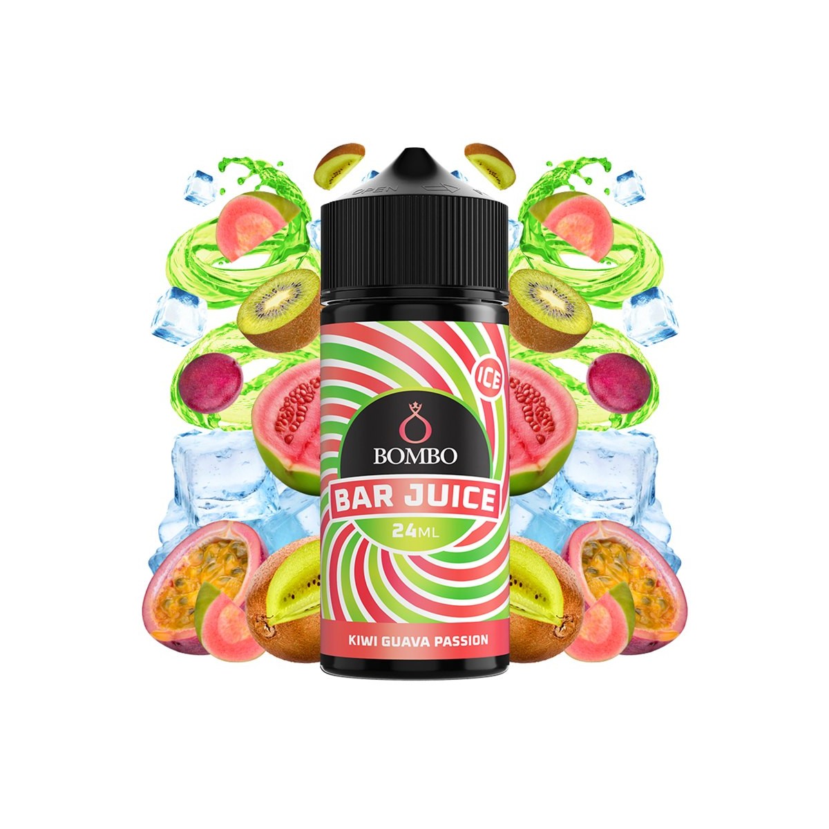 Aroma Kiwi Passion Guava Ice 24ml (Longfill) - Bar Juice