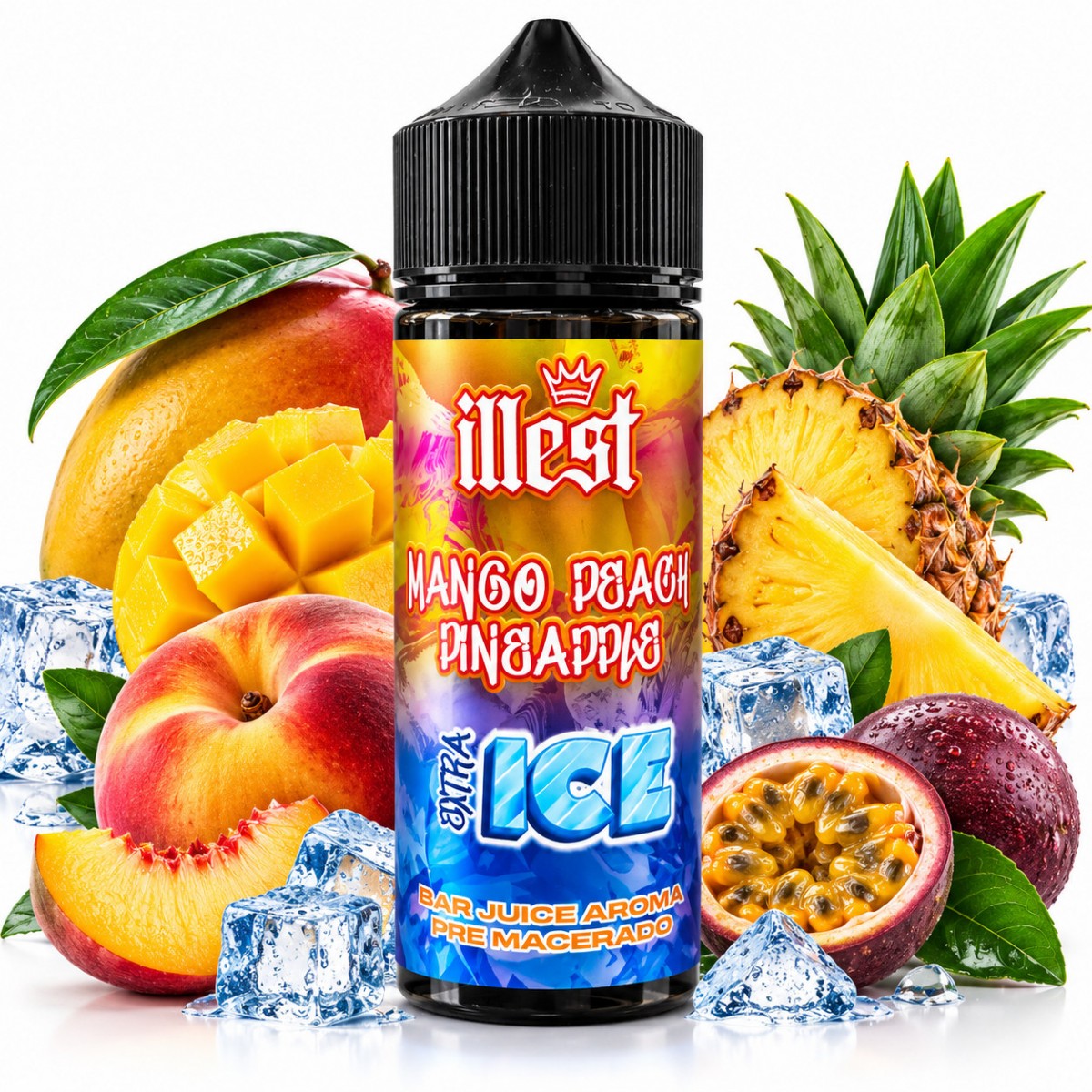 Aroma Mango Melocotón Piña 20ml XTRA ICE (Longfill) - Illest