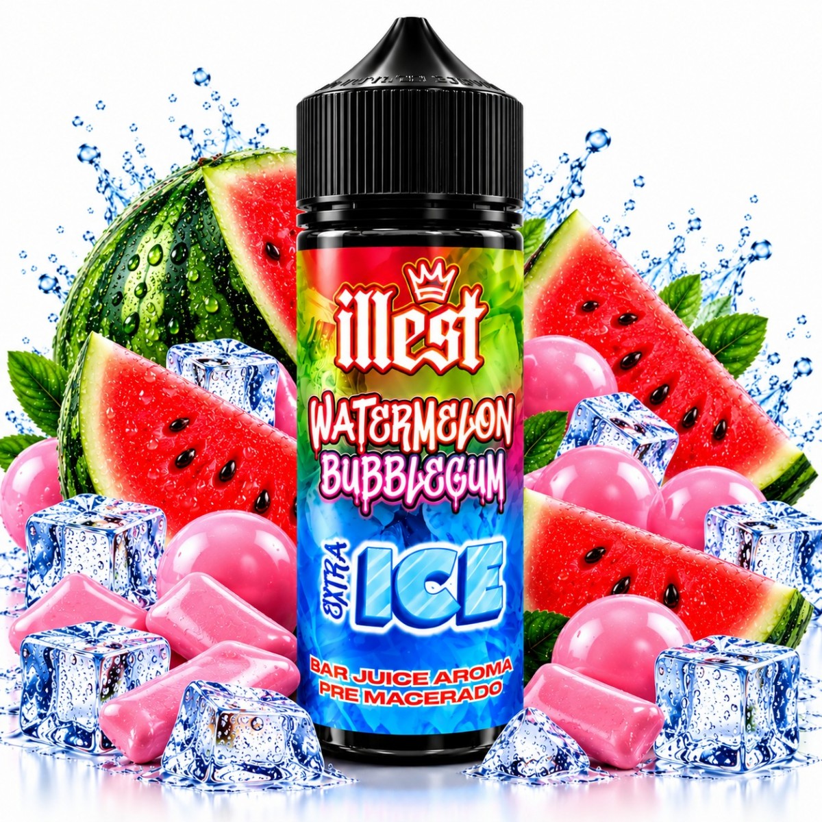 Aroma Chicle de Sandía 20ml XTRA ICE (Longfill) - Illest