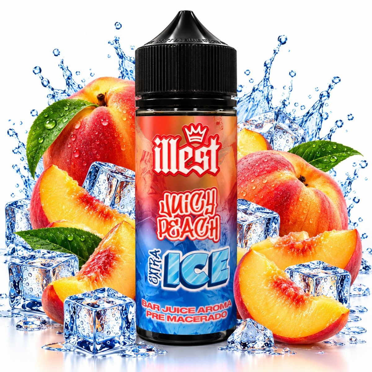 Aroma Zumo de Melocotón 20ml XTRA ICE (Longfill) - Illest