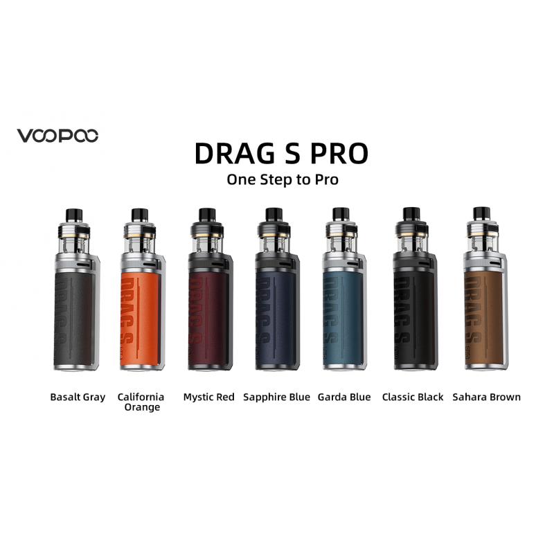 Drag S Pro Kit 80W TPP-X Tank - Voopoo Drag S Pro Kit 80W TPP-X Tank - Voopoo