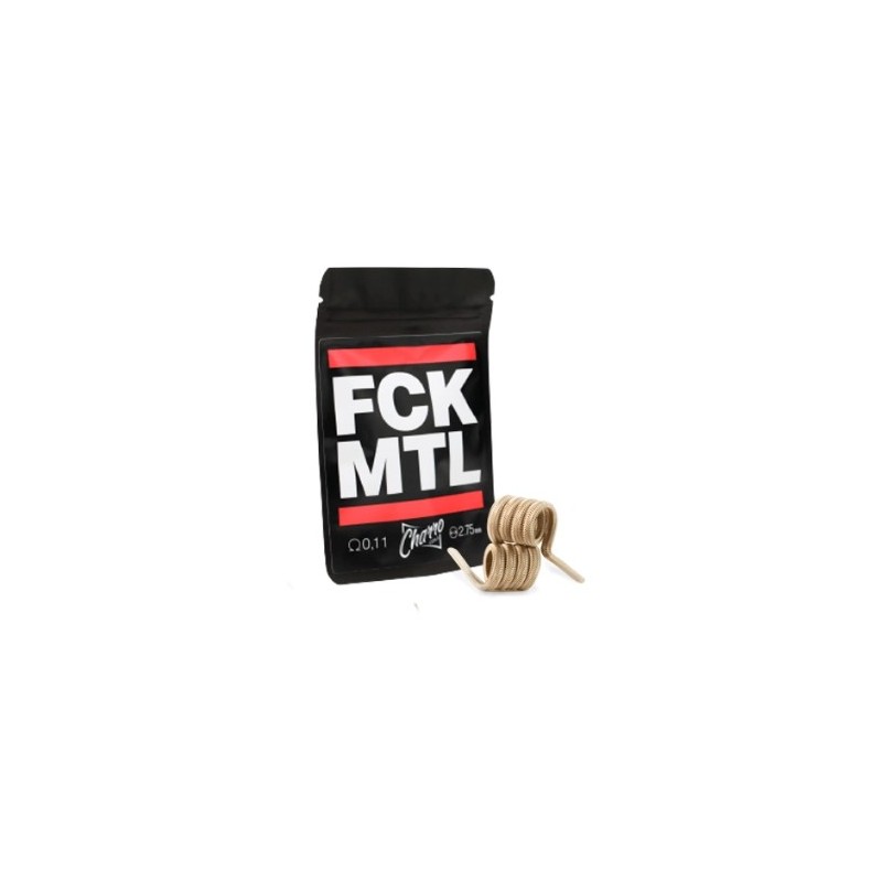 Resistencias FCK MTL Dual 0.11 ohm - Charro Coils Resistencias FCK MTL Dual 0.11 ohm - Charro Coils