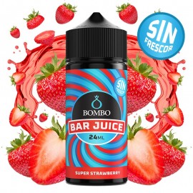Aroma Super Strawberry sin frescor 24ml (Longfill) - Bar Juice