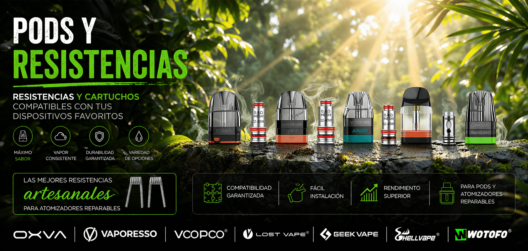 Atomizadores de vapeo